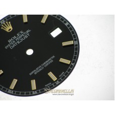 Quadrante nero indci oro Rolex Datejust ref. 16238 - 116238 - 16233 nuovo n. 4124